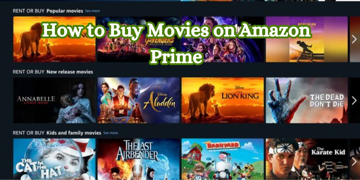 How to Buy Movies on Amazon Prime